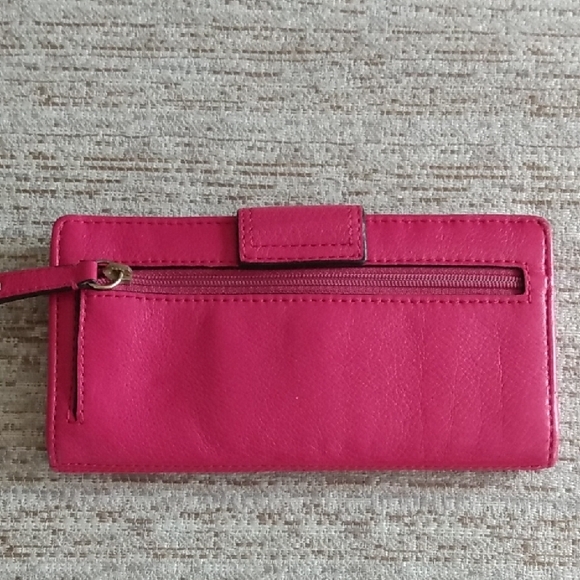 Coach Pink Leather Wallet - Picture 2 of 5